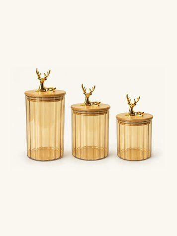 Скляна банка для зберігання Golden Deer ESC-KS-008 фото